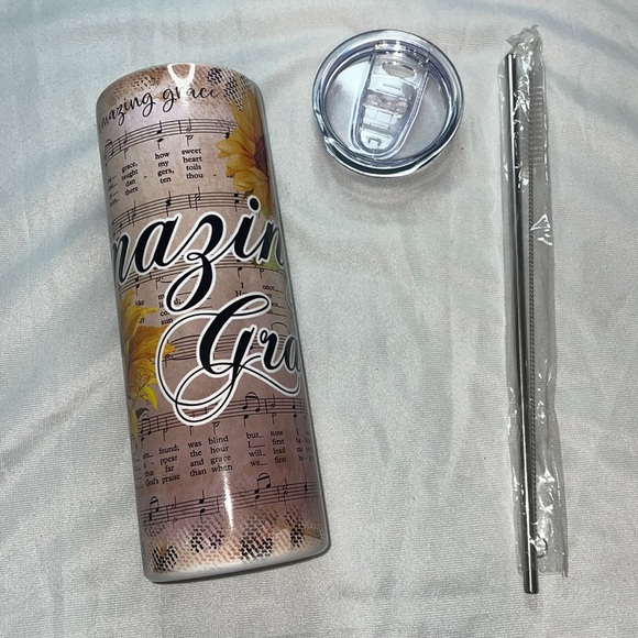 Amazing Grace 20 oz tumbler sublimation cup - Picture 1 of 5